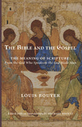 The Bible and the Gospel book cover with stained-glass art and Louis Bouyer name