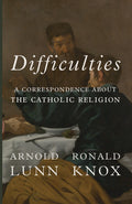 Book cover with title 'Difficulties' and author names Ronald Knox and Arnold Lunn