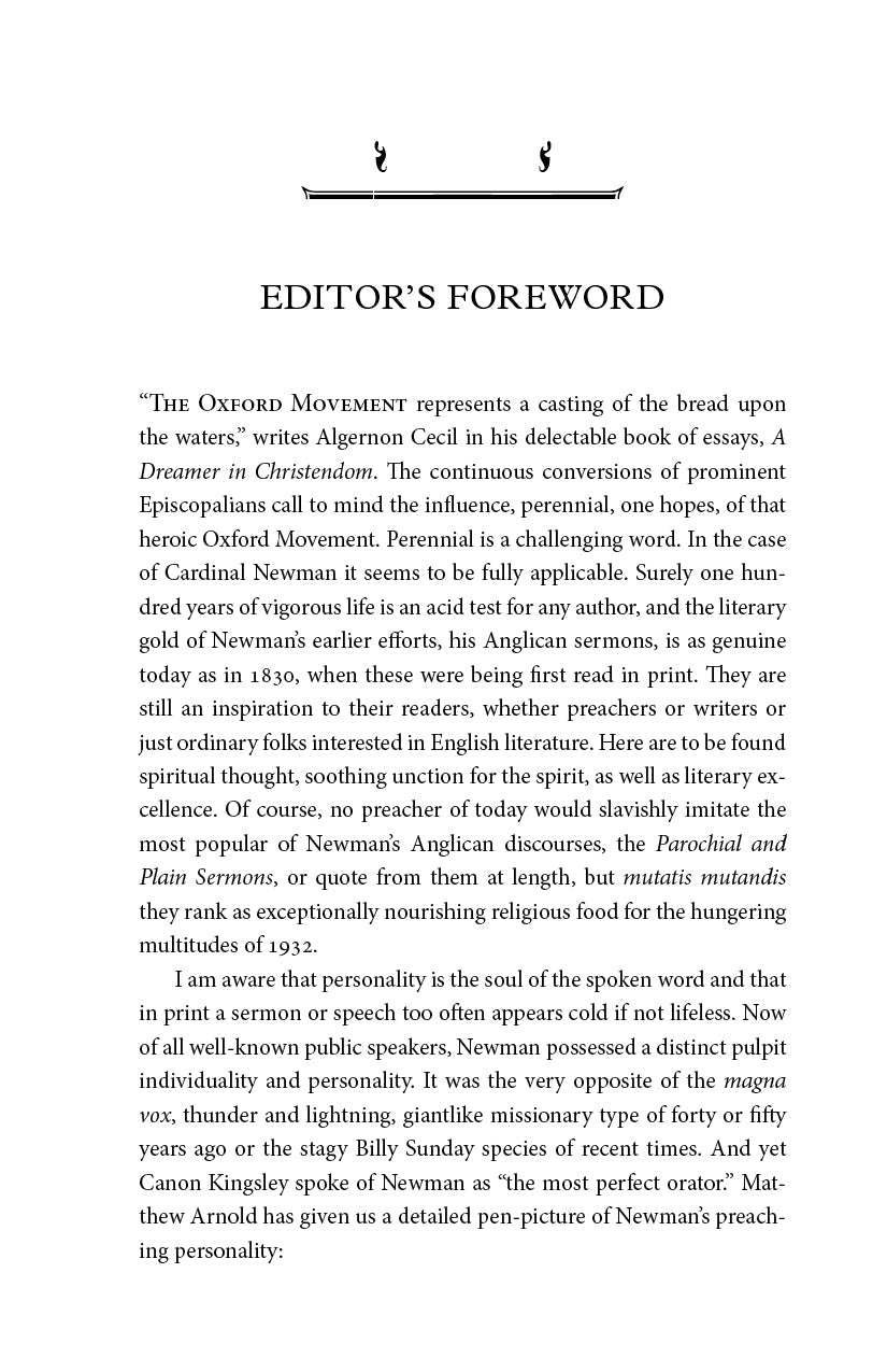 Book editor's foreword page with printed quote and paragraph text