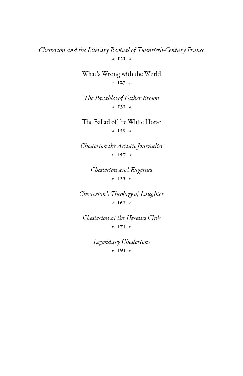Book contents page continuation with chapter titles and page numbers