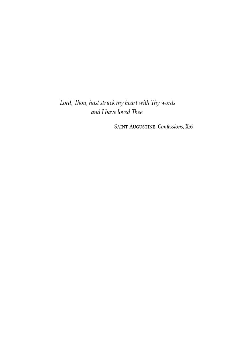 Saint Margaret of Cortona page with quote from Saint Augustine, Confessions X.6