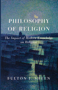 Religion philosophy book cover with title, subtitle, and Fulton J. Sheen