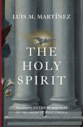 The Holy Spirit book cover with dove illustration, columns, and title text