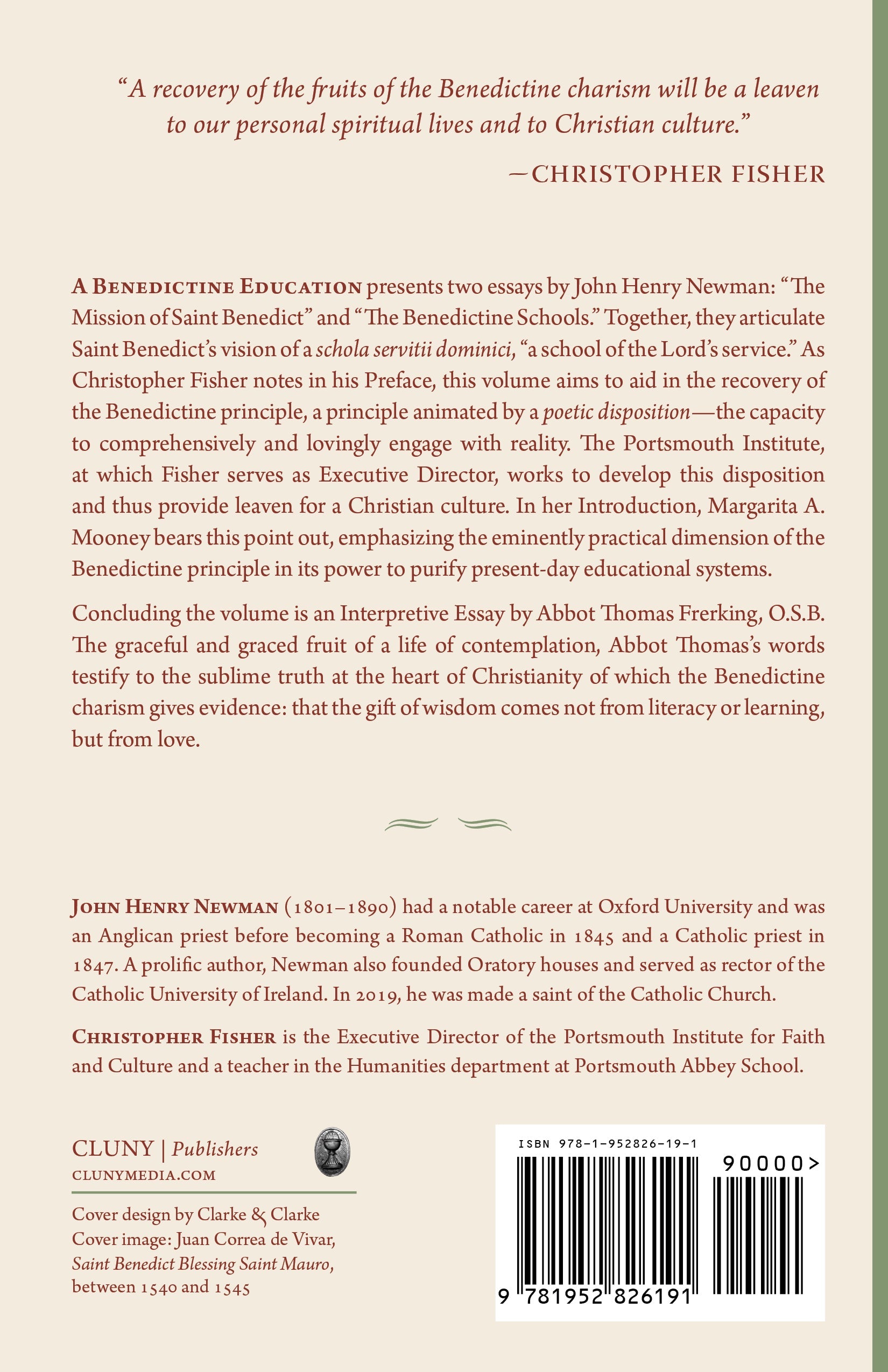 Book back cover with description text and a barcode