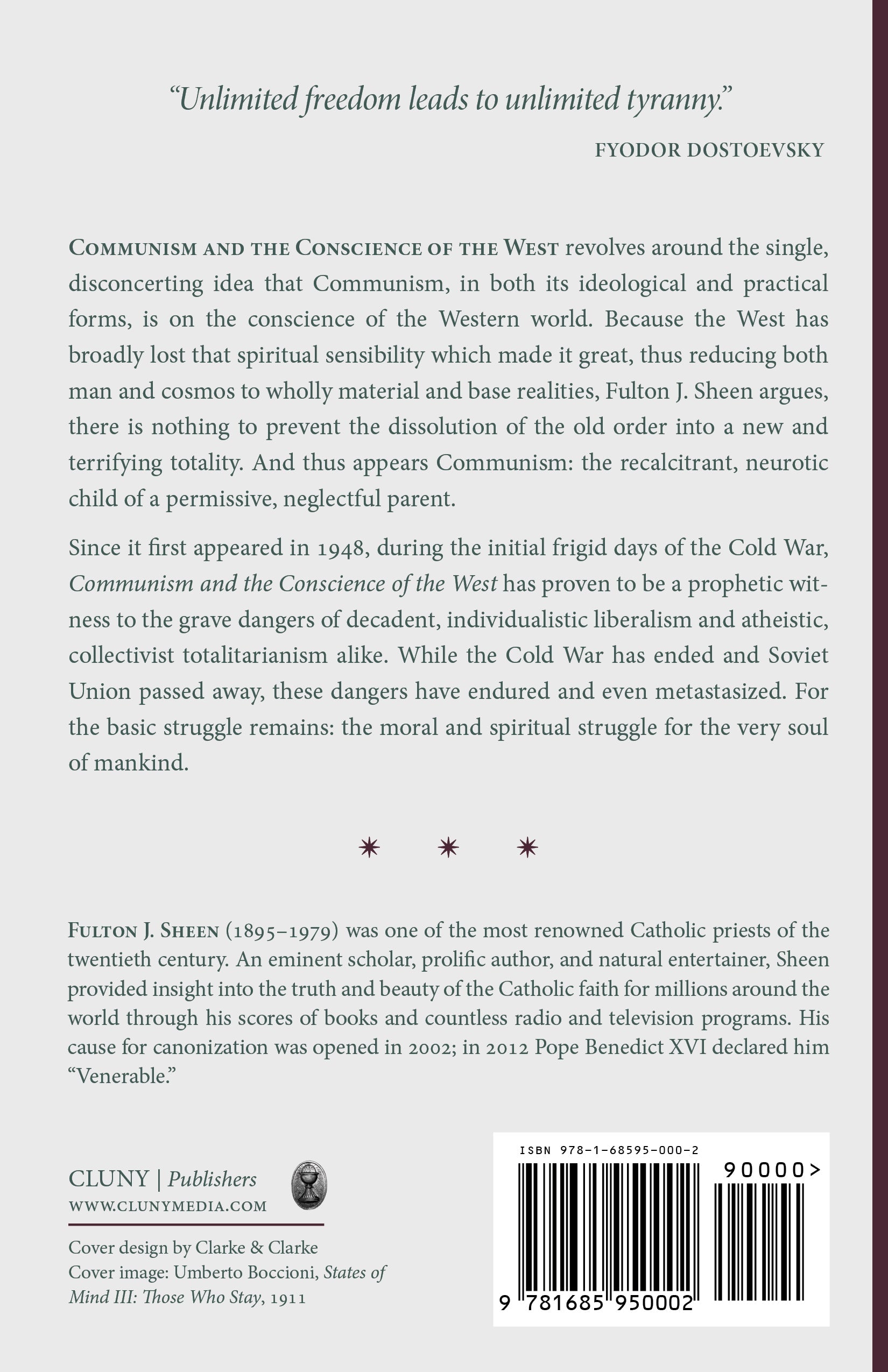 Book back cover with synopsis text, publisher details, and barcode
