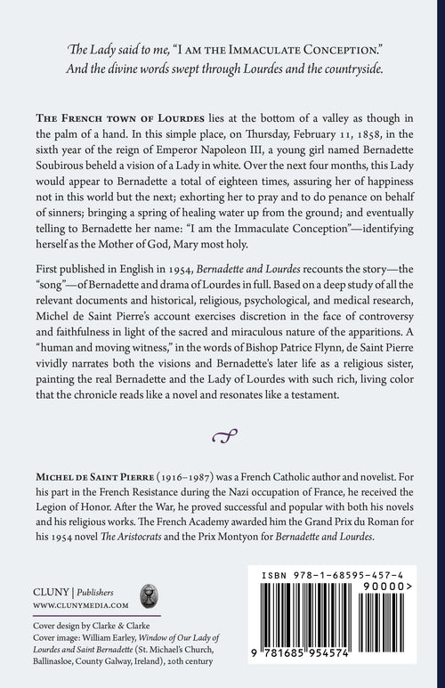 Religious book description page with paragraphs and a barcode at the bottom