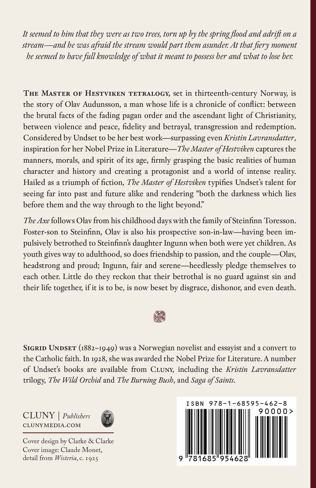 Book back cover with synopsis text, publisher info, and barcode ISBN