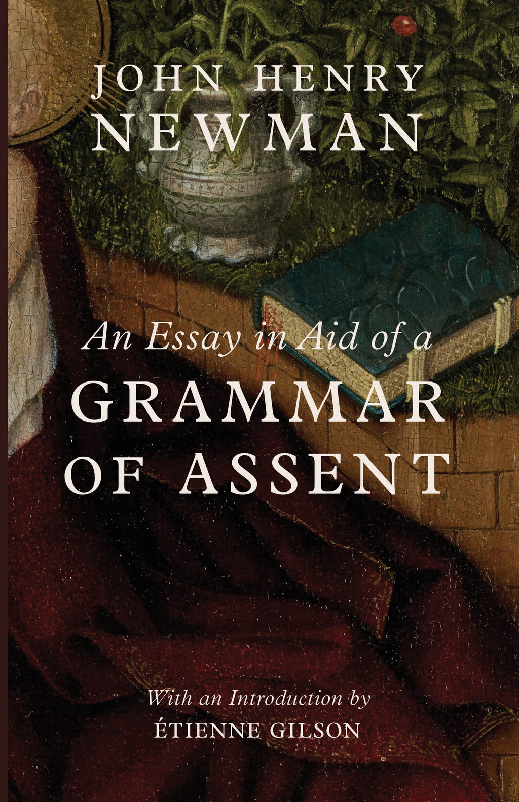 Hardcover book cover with ornate title text and author name John Henry Newman