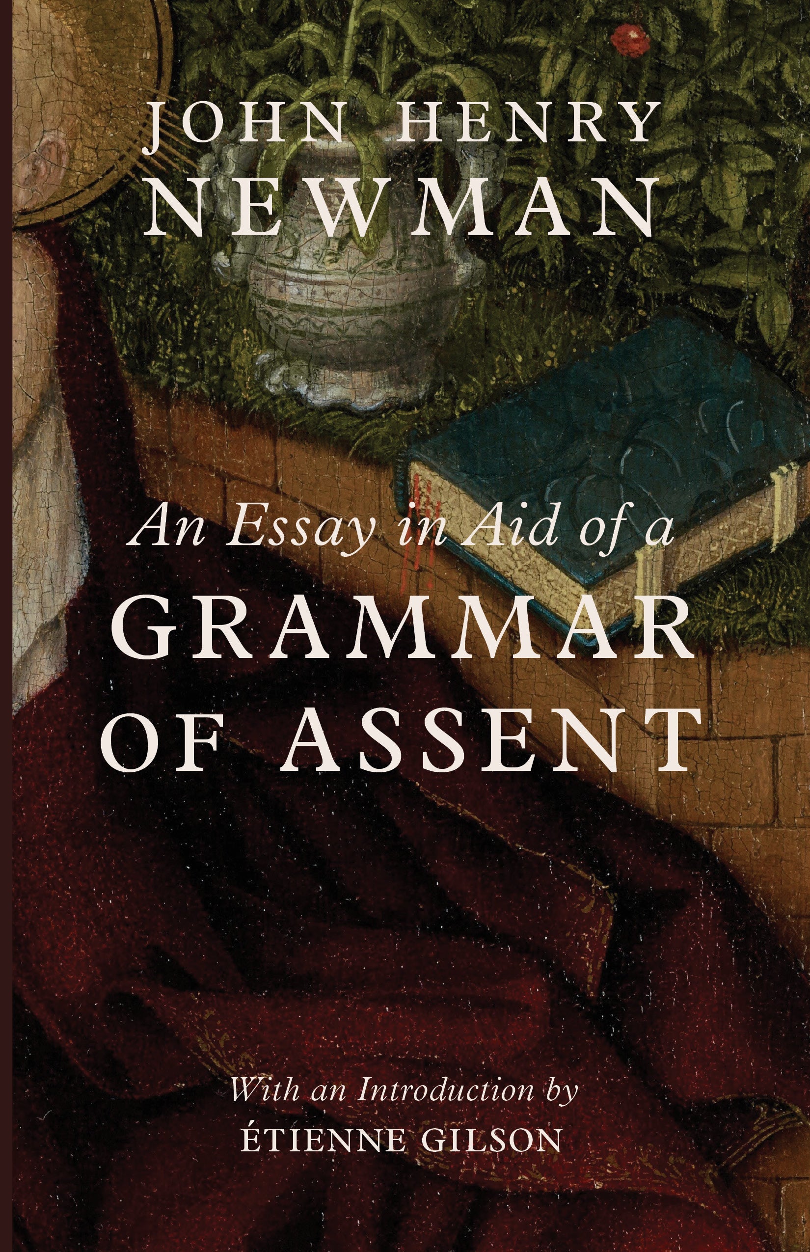 Hardcover book cover with ornate title text and author name John Henry Newman