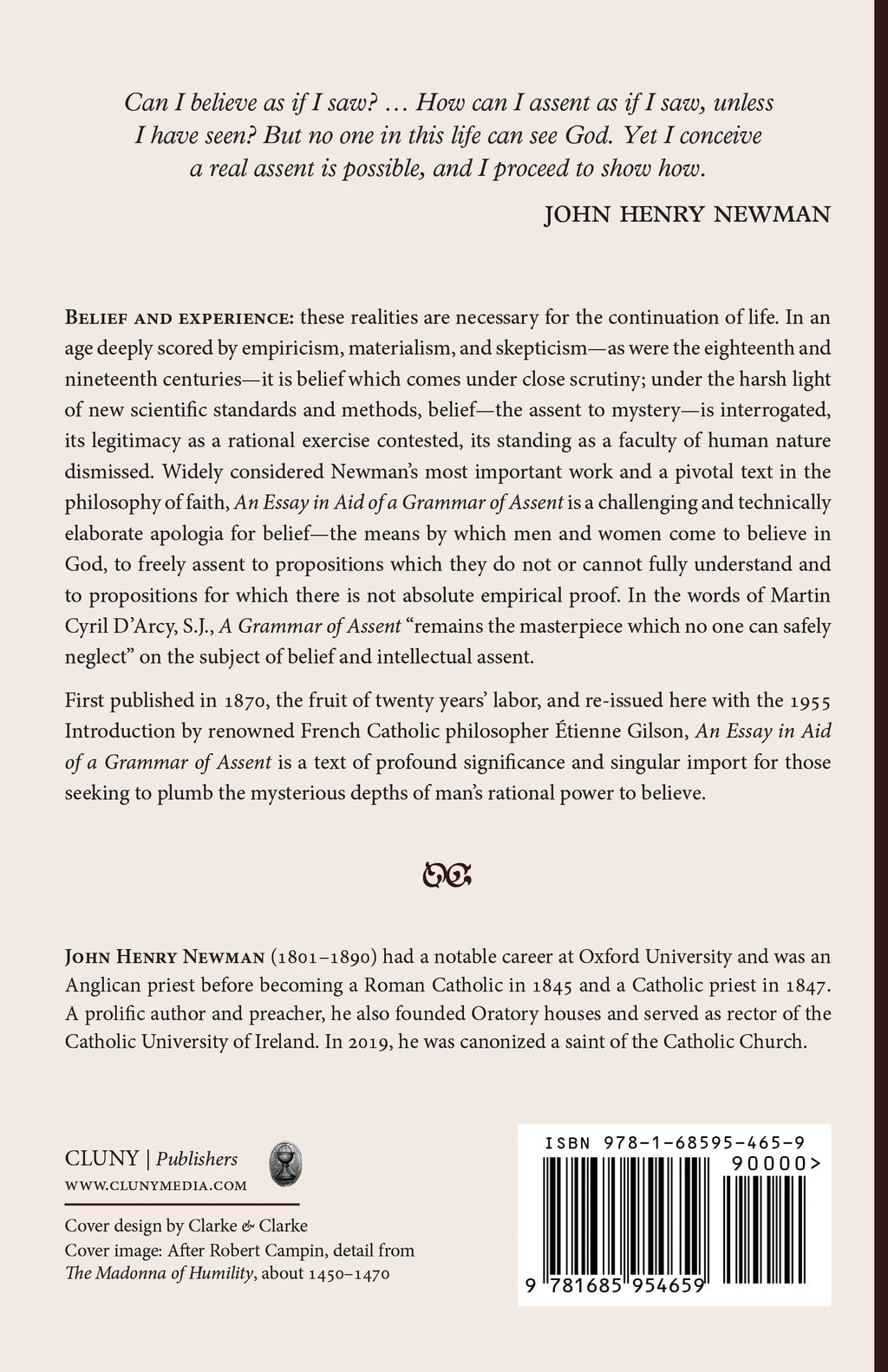 Back cover page with publisher info, barcode, and ISBN number for the book