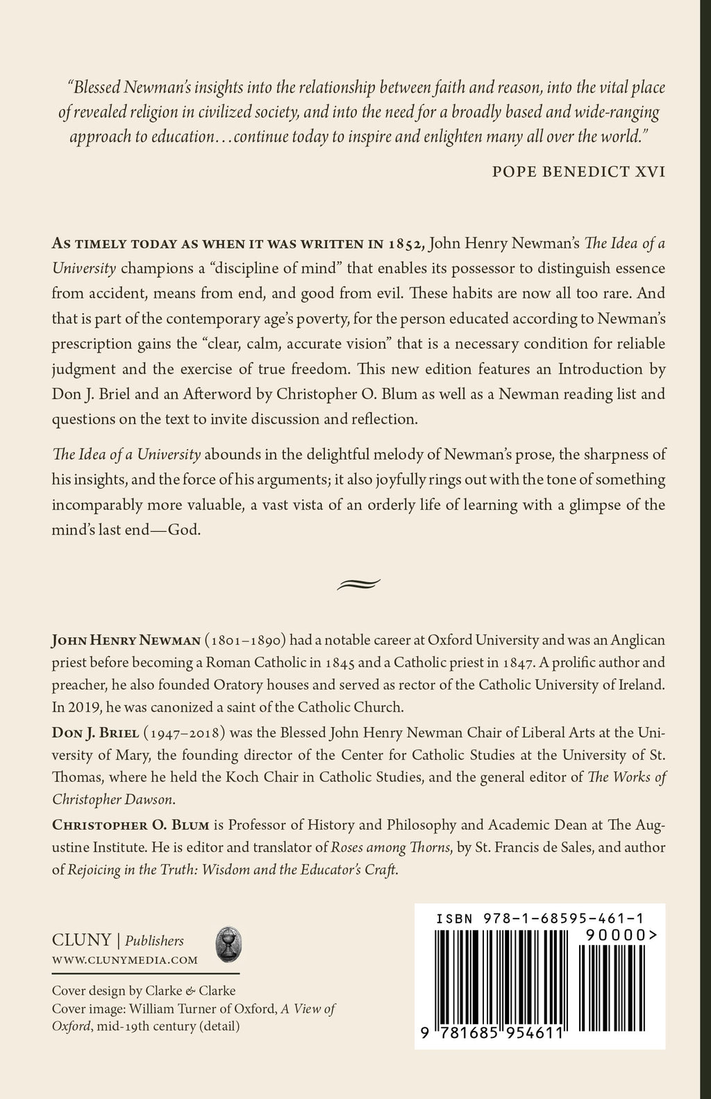 Book back cover with description, publisher details, barcode, and ISBN number