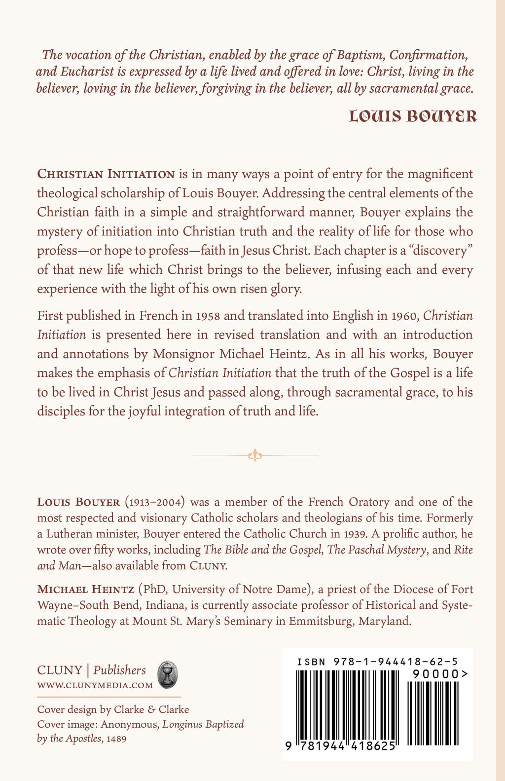 Hardcover book back cover with publisher paragraphs and barcode