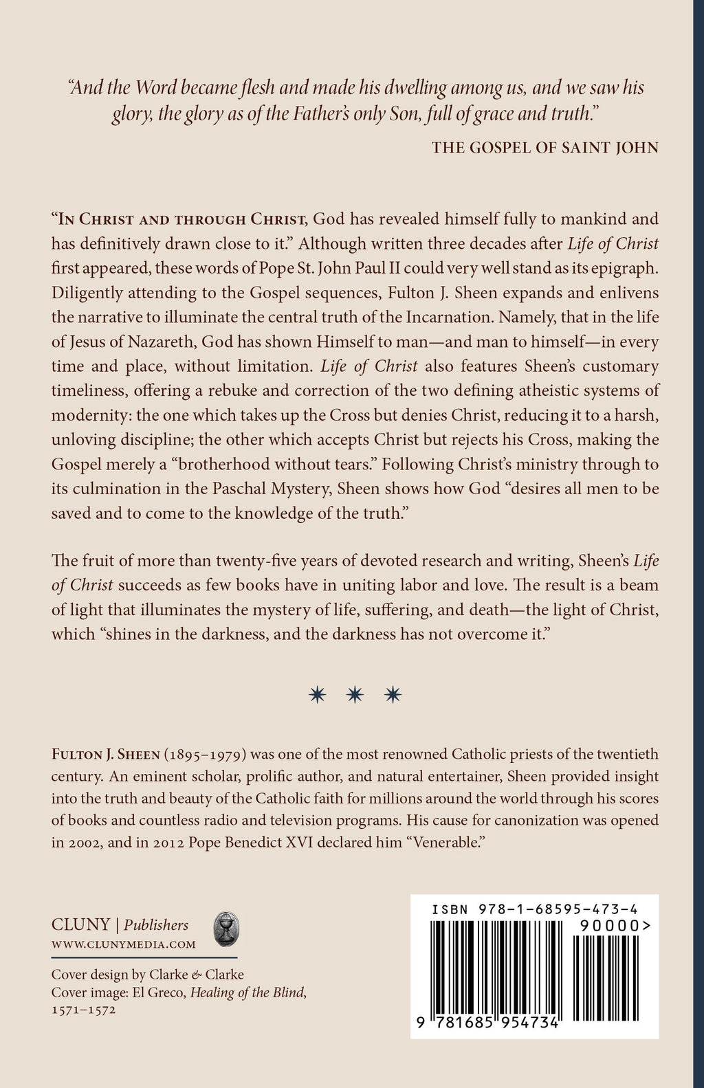 Paperback book, back cover with synopsis text and ISBN barcode