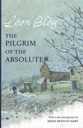 Book cover with winter illustration and title for The Pilgrim of the Absolute