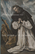 Book cover with painting of St. Dominic holding a book, title and author