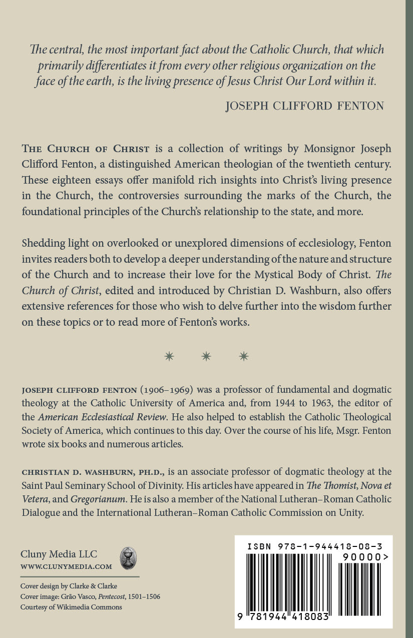 Book back cover with essay description, author name, and barcode