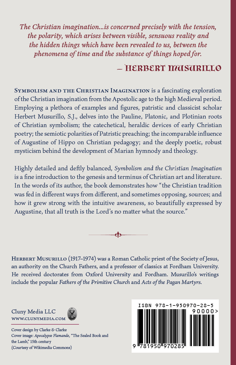 Book back cover with synopsis by Herbert Musurillo, S.J. and ISBN details