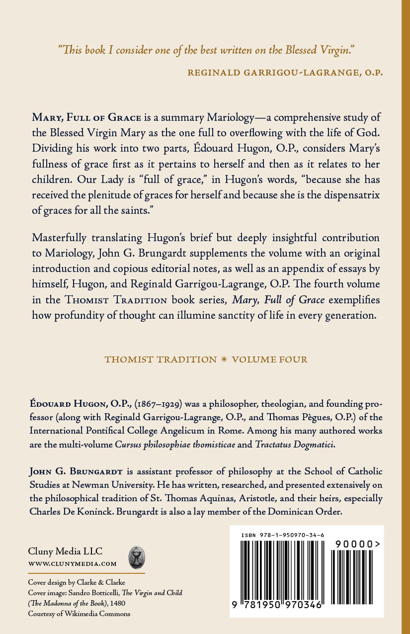 Religious book back cover with printed text and barcode, vertical layout.