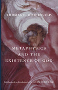 Book cover with marbled religious figure art, large title, Thomas C. O'Brien, O.P.
