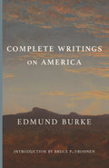 Book cover titled "Complete Writings on America" with Edmund Burke name