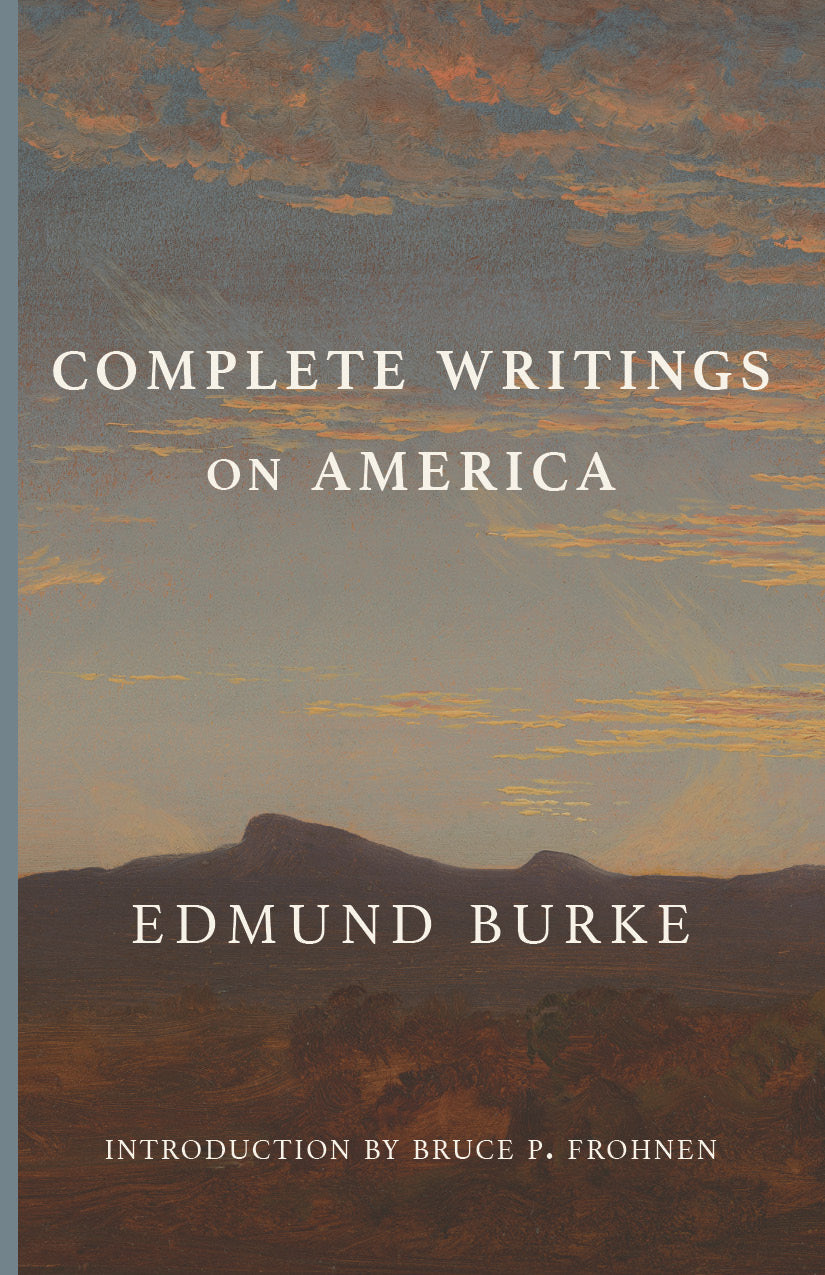 Book cover titled "Complete Writings on America" with Edmund Burke name