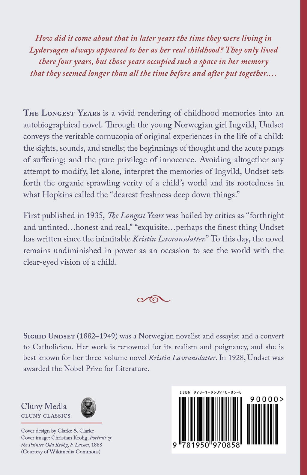 Paperback novel back cover with synopsis text and barcode