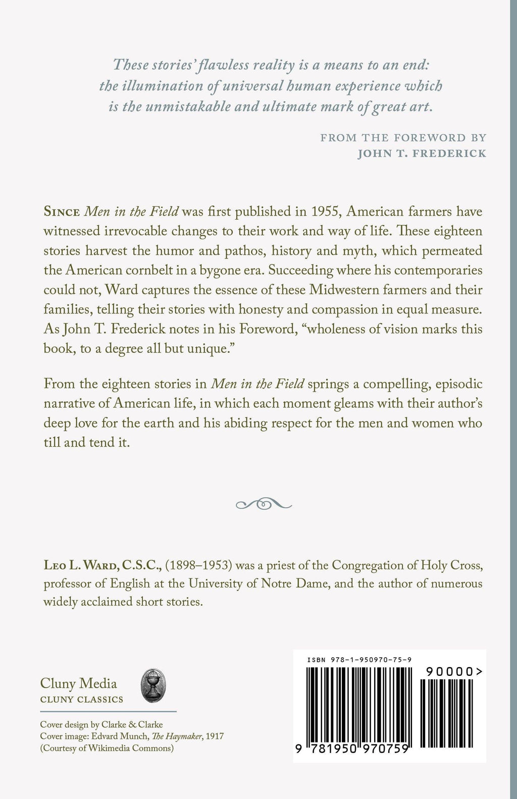 Book back cover with publisher text and barcode