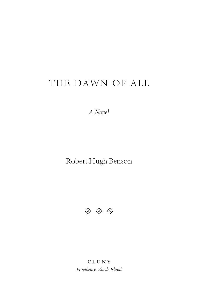 Novel book title page with centered heading and author name