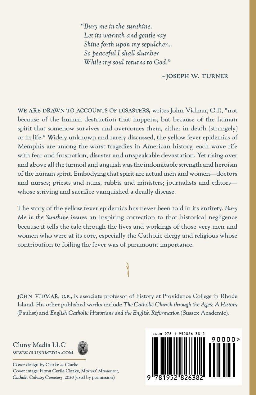 Book back cover with synopsis text, quote, barcode, and publisher details