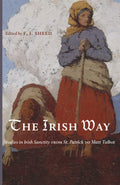 Book cover with illustrated religious figure and title lettering