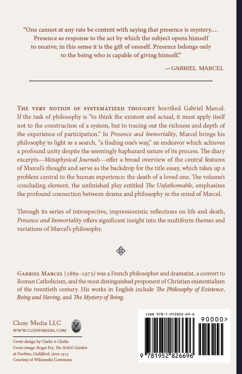 Book back cover with quote, publisher info, and barcode