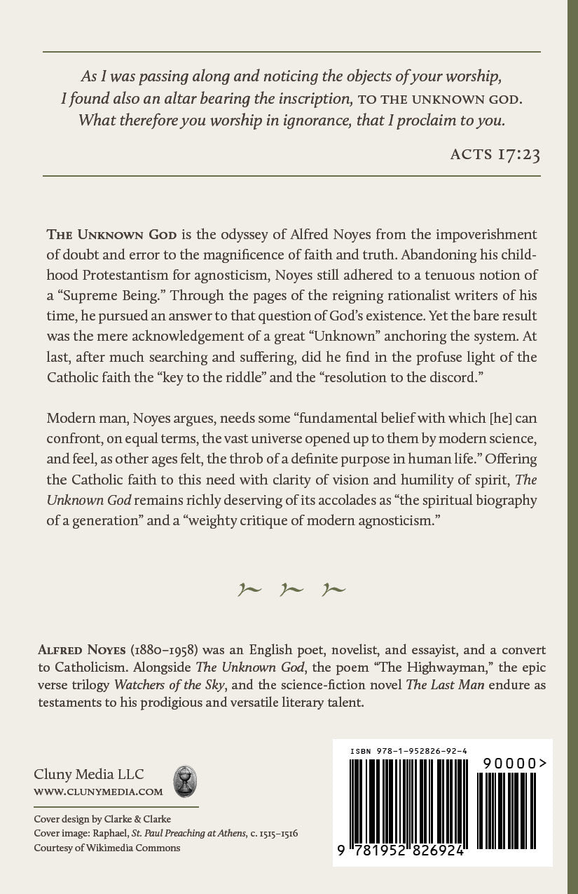 Paperback book back cover with text excerpt, publisher details, and barcode
