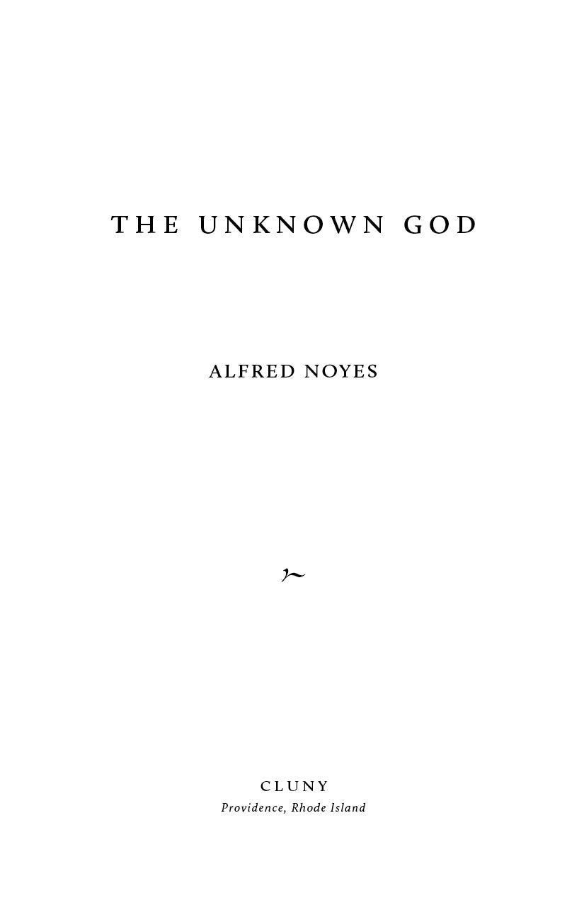 Book title page with centered heading and author name, blank margins