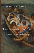 The Lord of History book cover with illustrated religious scene and Jean Daniélou, S.J.