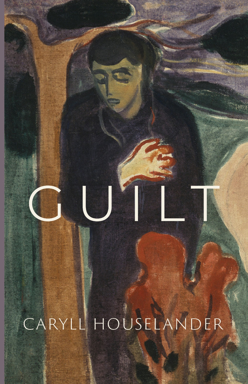 Book cover for Guilt by Caryl Houselander with painted figures