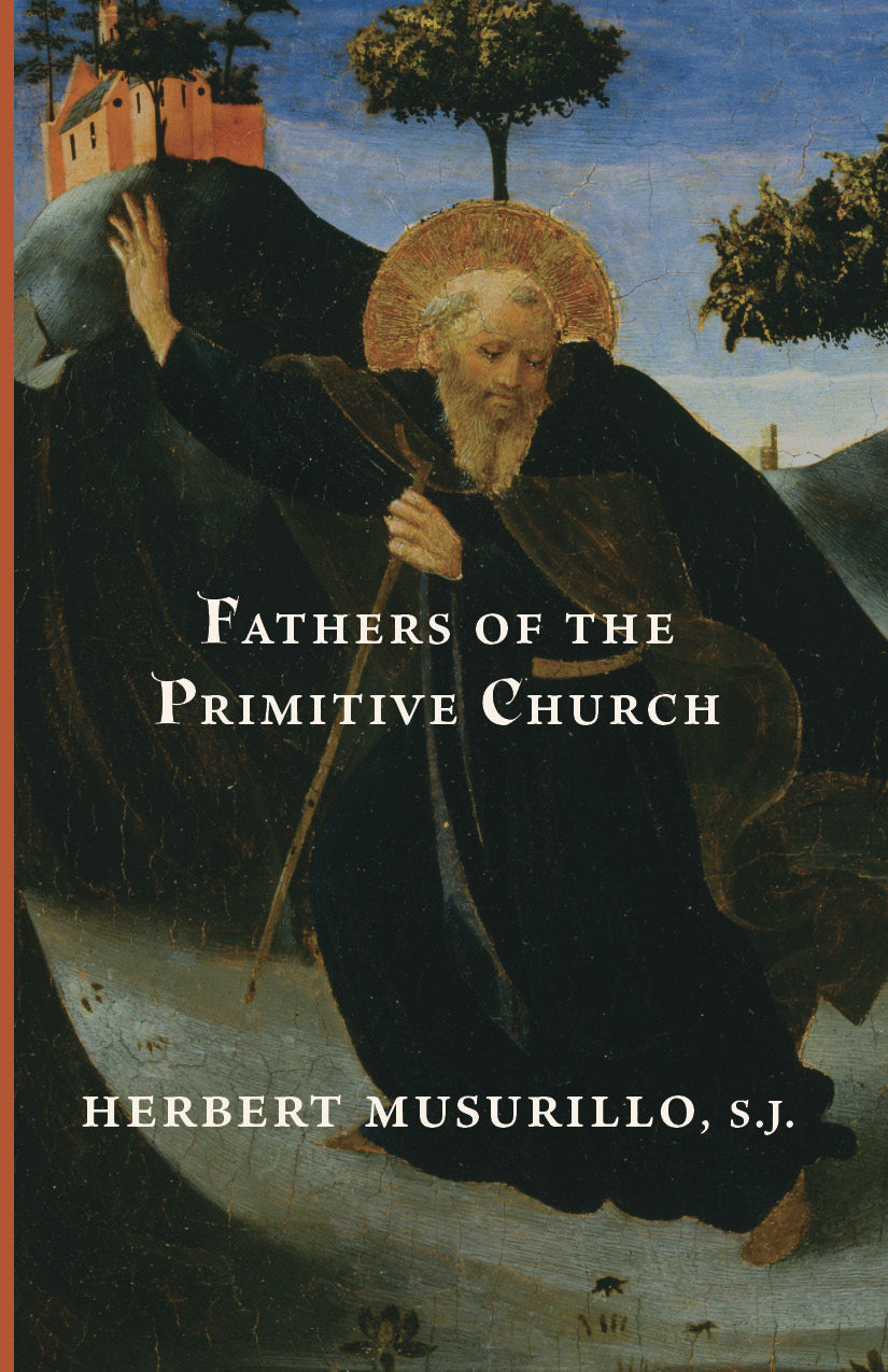 Book cover with religious artwork and title, Herbert Musurillo, S.J.
