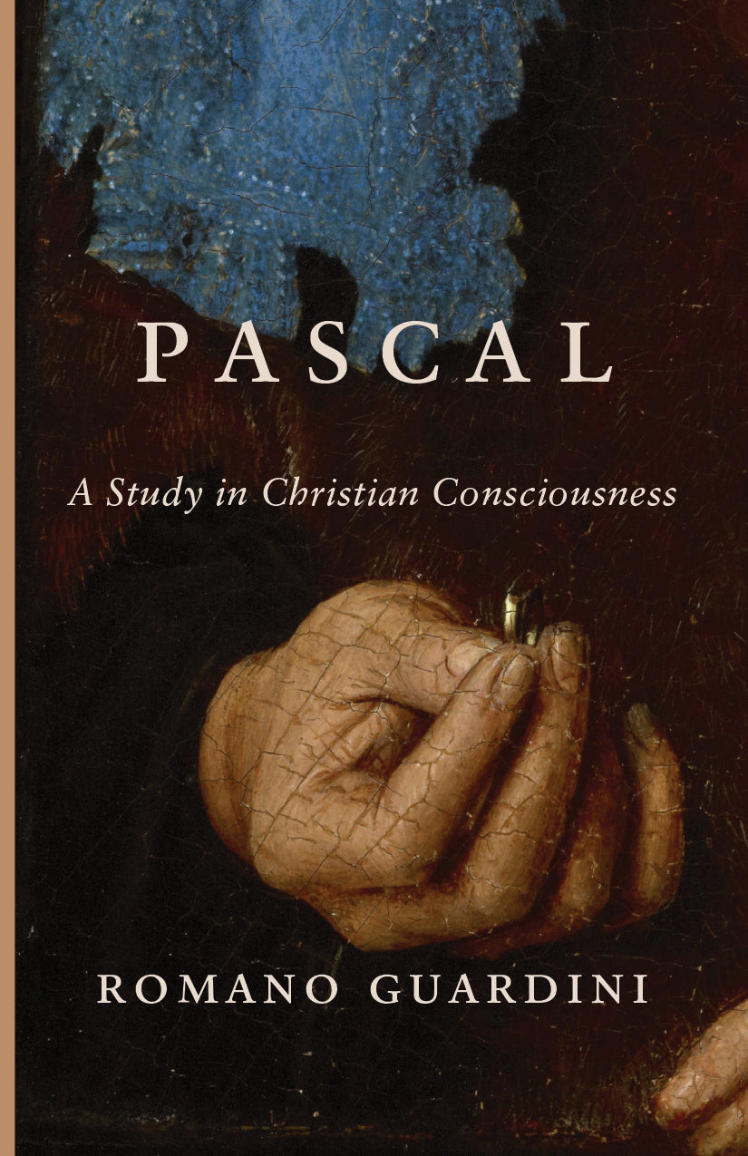 Book cover with clasped hands and 'PASCAL' title, Romano Guardini