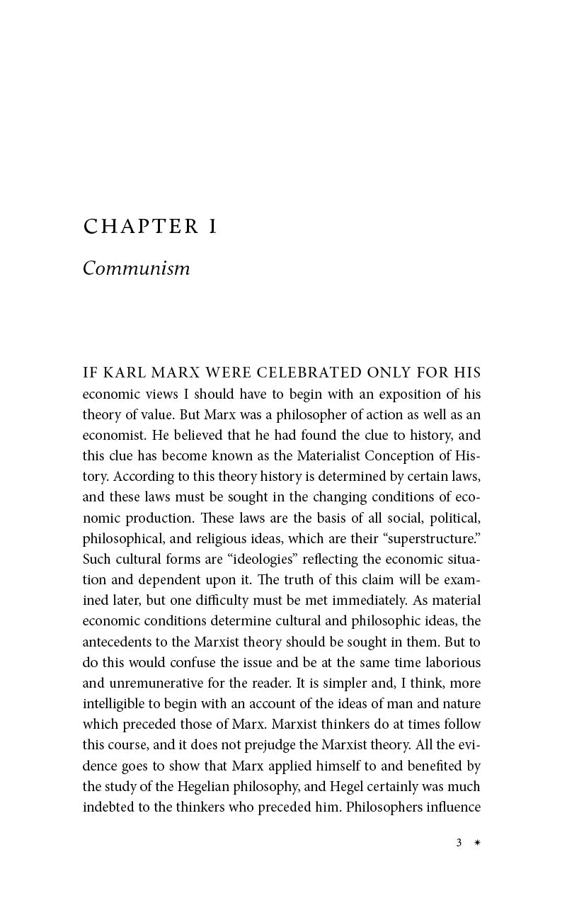 Book page titled Chapter 1: Communism with paragraph text