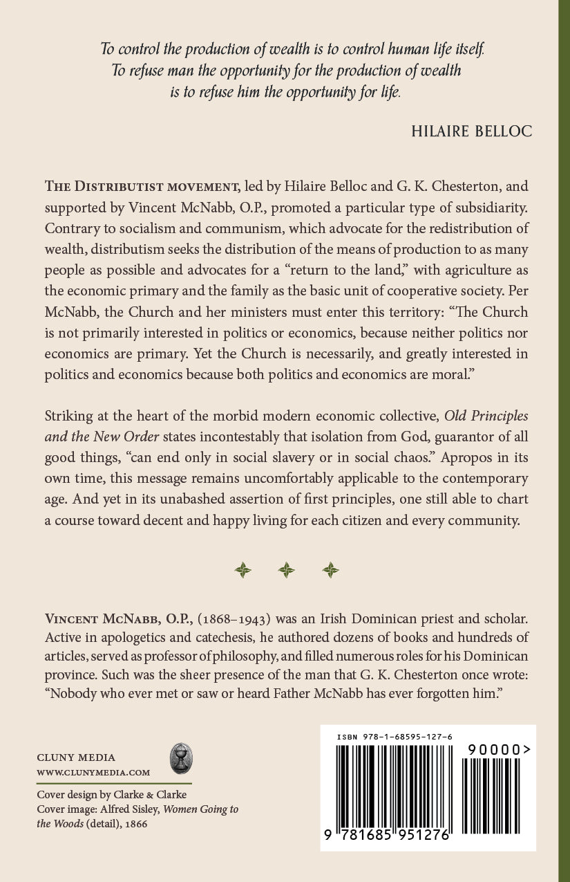 Book back page with publisher blurb, author Hilare Belloc, and barcode.