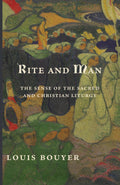 Rite and Man book cover with illustrated background, title, and Louis Bouyer