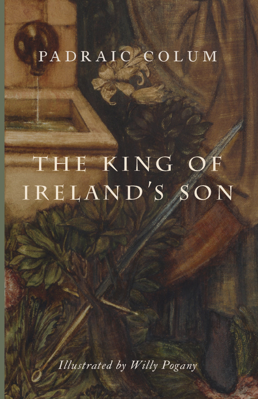 Book cover with painted illustration, gold title lettering, and author name