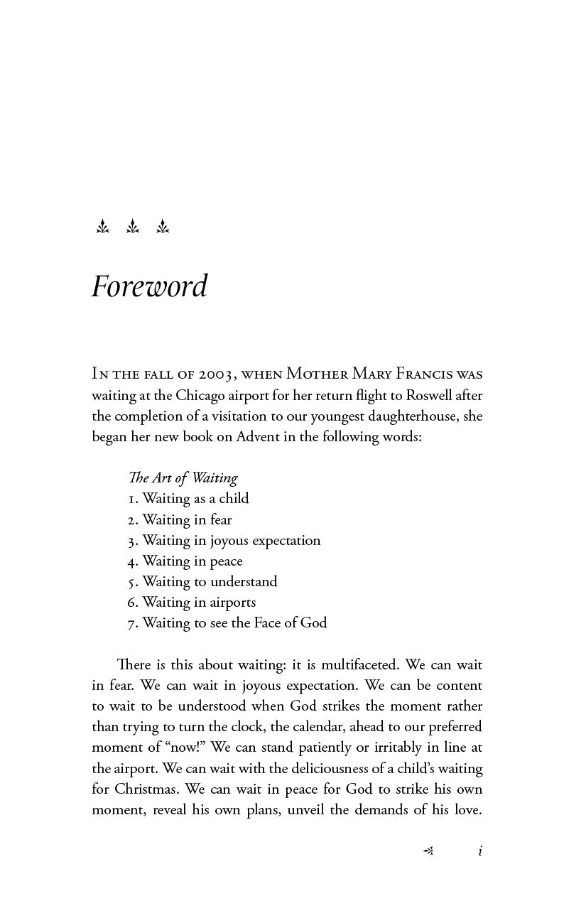 Foreword page of meditation book with introduction text and numbered outline