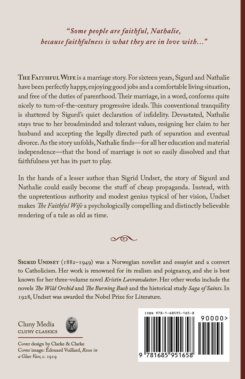 Novel back cover with author description text and barcode