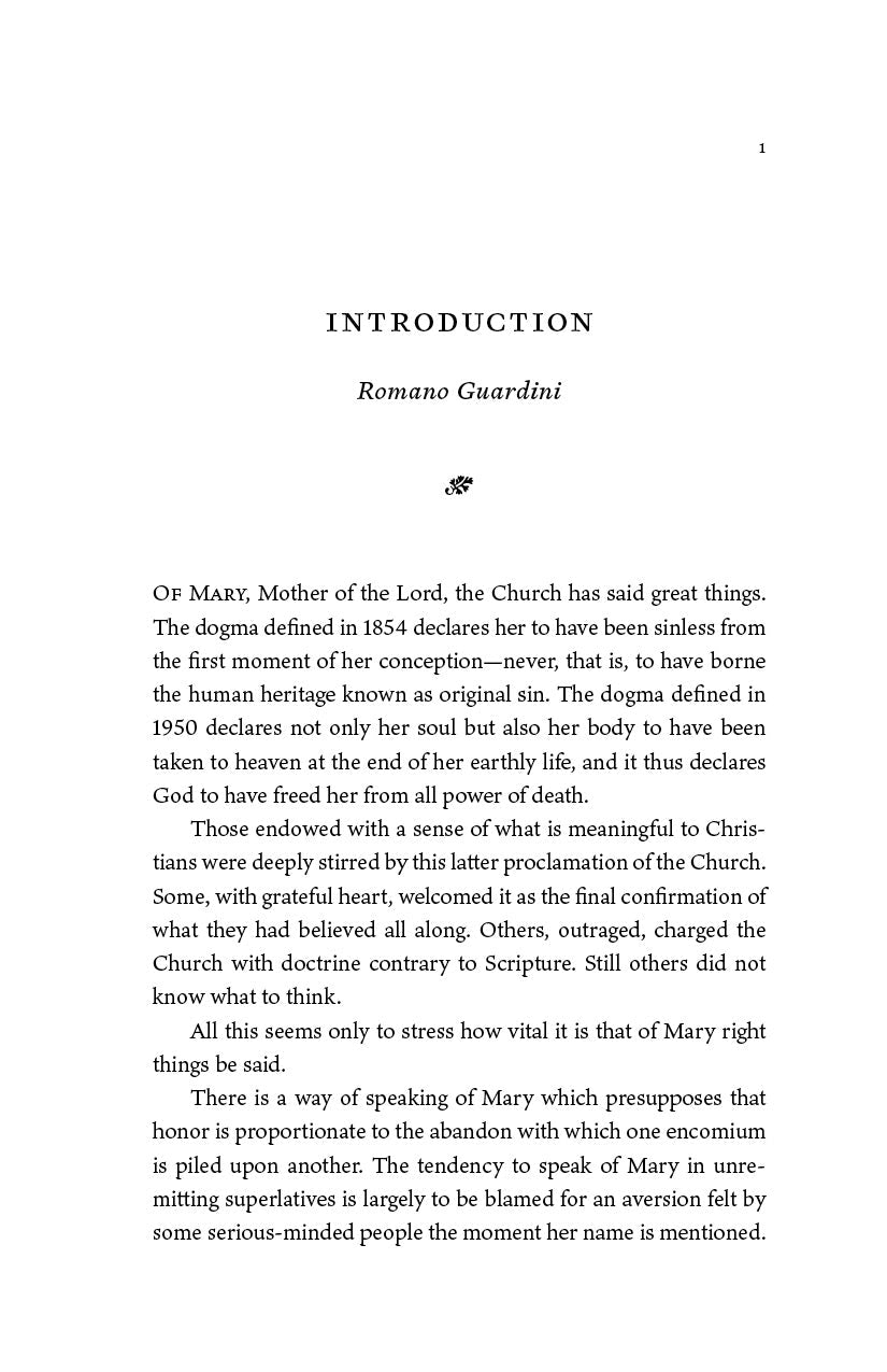 Book page titled Introduction by Romano Guardini, with religious text paragraphs