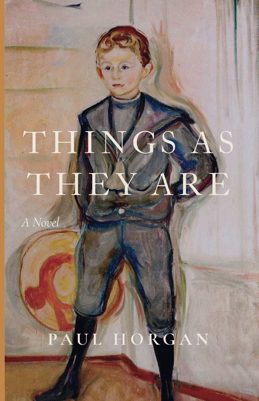 Novel book cover with illustrated child figure and large title lettering