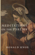 Book cover with angel illustration, Meditations on the Psalms, Ronald Knox