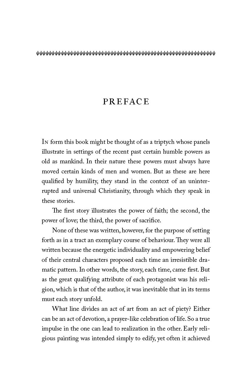 Humble Powers preface page with printed paragraph text