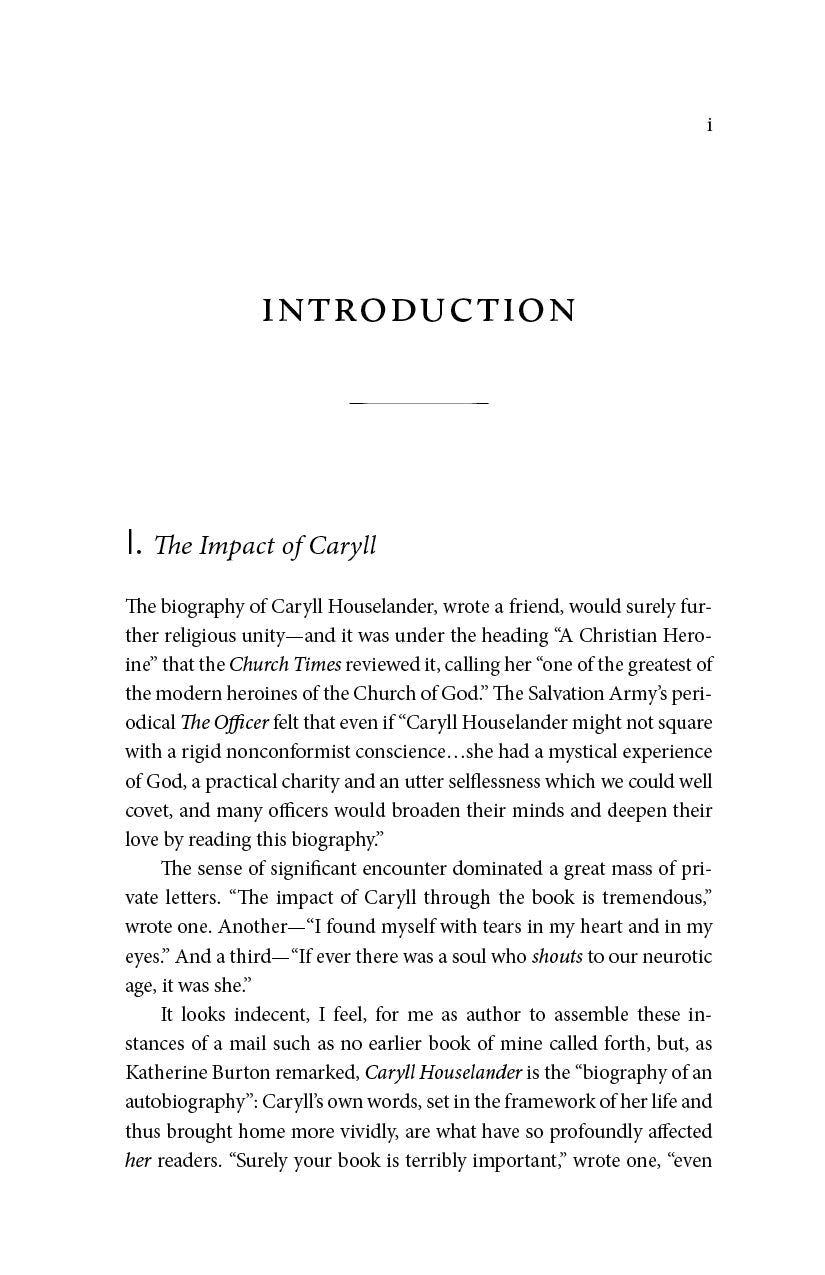The Letters of Caryll Houselander introduction page, section I. The Impact of Caryll