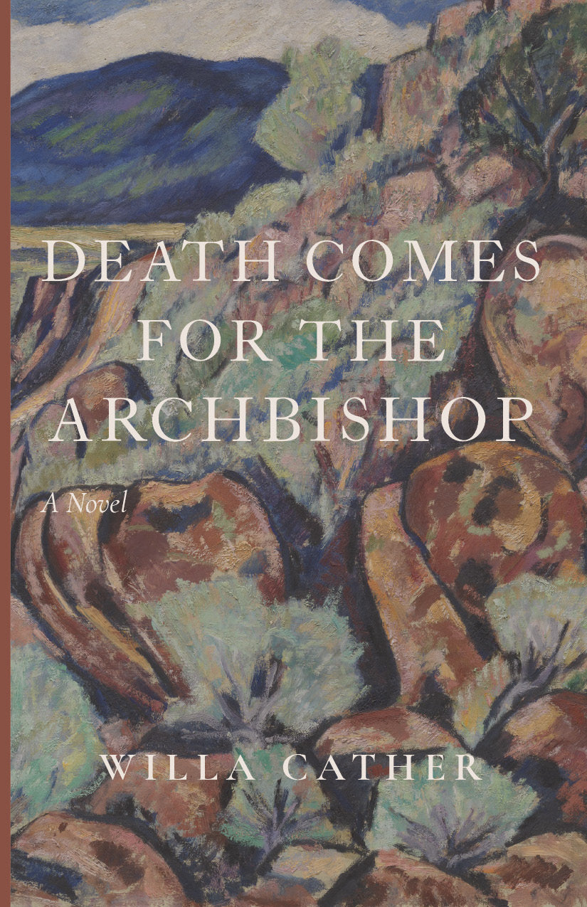 Novel book cover with title text and Willa Cather author name