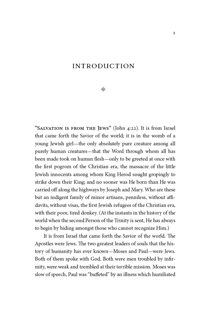The Living Thoughts of Saint Paul introduction page with first paragraphs and chapter heading